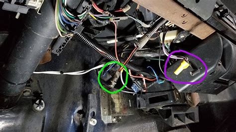 jeep 1990 metal boxes under dash|Wiring melt under dash .